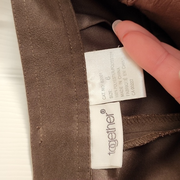 Together brand. Vintage, 80's High Waisted, Cargo pants. Size‎ 6. - Picture 3 of 5